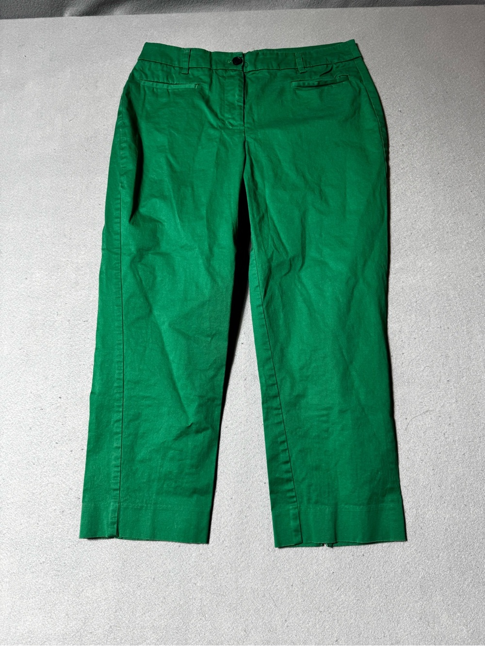 Simply Vera Vera Wang Emerald Cropped Straight-Leg Jeans